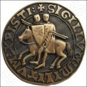 Magnet templier – Sceau templier – Bronze antique