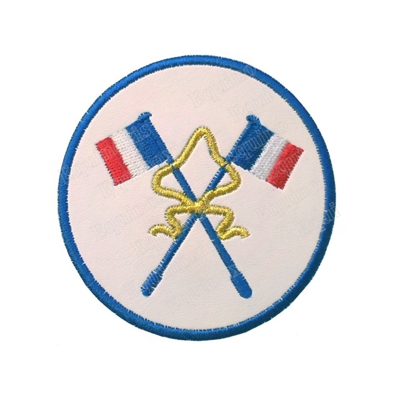 Badge / Macaron GLNF – Petite tenue nationale – Passé Grand Porte-Etendard – Brodé machine