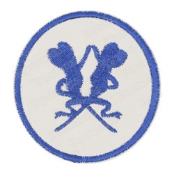 Badge / Macaron GLNF – Petite tenue nationale – Grand Secrétaire – Brodé machine