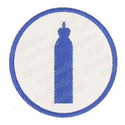 Badge / Macaron GLNF – Petite tenue nationale – Deuxième Grand Surveillant – Brodé machine