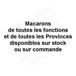 Badge / Macaron GLNF – Grande tenue provinciale – Brodé machine