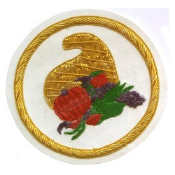 Badge / Macaron GLNF – Grande tenue nationale – Grand Intendant – Brodé main