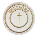 Badge / Macaron GLNF – Grande tenue provinciale – Passé Grand Tuileur – Bretagne – Brodé machine