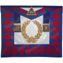 Tablier maçonnique en cuir – Arche Royale Domatique – Grand Officier
