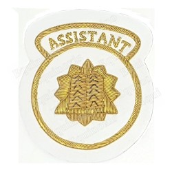 Badge / Macaron GLNF – Grande tenue nationale – Assistant Grand Elémosinaire – Brodé main