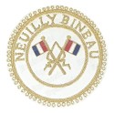 Badge / Macaron GLNF – Grande tenue provinciale – Passé Grand Porte-Etendard– Neuilly Bineau – Brodé main